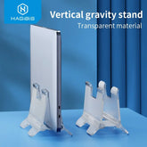 Hagibis Vertical Laptop Stand Transparent Desktop Gravity Holder Notebook Support For MacBook Pro Air Surface Book Laptops