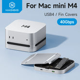 Hagibis USB4 Hard Drive Enclosure 40Gbps M.2 NVMe SSD Case for Mac mini M4/M4 Pro Compatible with Thunderbolt 5/4 External SSD