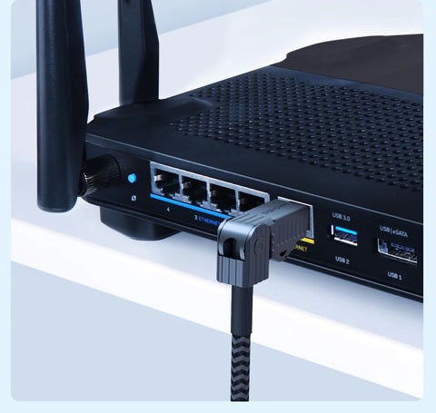 Hagibis Cat8 Ethernet Cable Super Speed RJ45 Network Cable 40Gbps Patch Cord S/FTP Cat 8 lan with Alloy Connector for Router PC