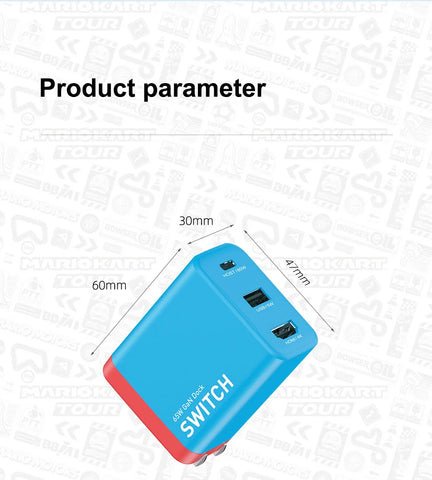 Hagibis Switch Dock for Nintendo Switch GaN fast charger  Portable TV Docking Station 4K HDMI-compatible for Laptops iPad Phone