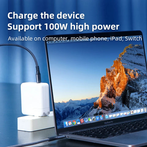 Hagibis USB4 Cable Compatible with Thunderbolt 3/4 5K@60Hz 40Gbps Data Transfer 100W 5A Fast Charging for Macbook Pro iPhone 16