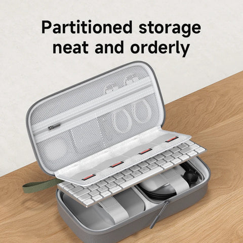 Hagibis Electronic Organizer Travel Case Bag for Mac mini M4/M4 Pro 2024 Portable Carry Case for Cable Charger Mouse Power Bank