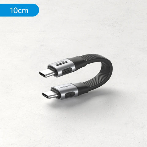 Hagibis Short USB C to USB C Full Function Cable USB4 V2 Date Cable 80Gbps 8K PD 240W Cord for Thunderbolt 4/5 iPhone Laptop SSD