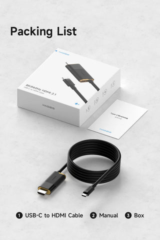 Hagibis Switch Dock for Nintendo Switch/OLED USB C to HDMI-Compatible Cable Adapter 8K60Hz 100W PD for Laptop SteamDeck ROG Ally