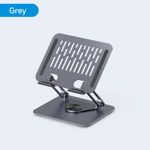 Hagibis 360° Rotating Tablet Stand Adjustable Tablet Holder Dual Rod Support Aluminum Foldable Cradle for iPad Pro Switch ROG