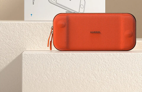 Hagibis Portable Switch Carrying Case for Nintendo Switch /OLED with 10 Games Cartridges Hard Shell Travel Bag for Accessories