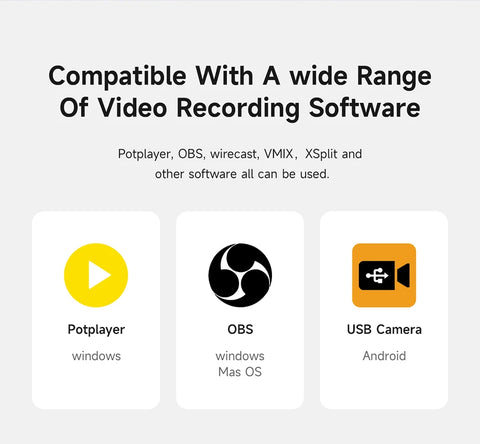 Hagibis 4K HDMI-Compatible Video Capture Card Loop Out for Game Recording Live Streaming  1080P Grabber MS2131 for PS4/5 Switch