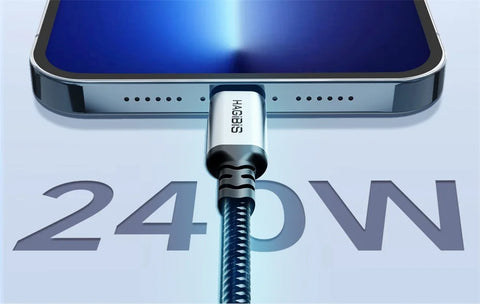 Hagibis 240W USB Type C Cable PD 3.1 Fast Charging Type C to Type C line for MacBook Pro Air PS4/5 iPhone 16 Switch iPad Samsung