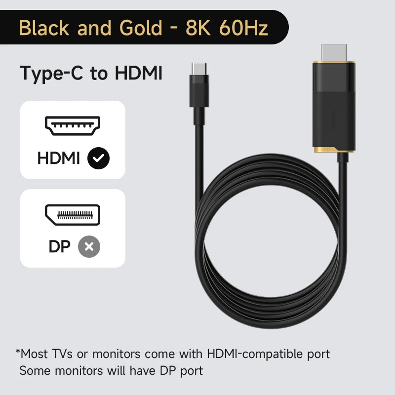 Hagibis Switch Dock for Nintendo Switch/OLED USB C to HDMI-Compatible Cable Adapter 8K60Hz 100W PD for Laptop SteamDeck ROG Ally