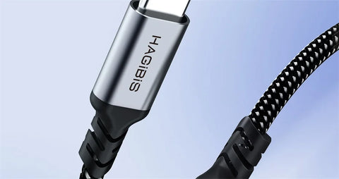 Hagibis 240W USB Type C Cable PD 3.1 Fast Charging Type C to Type C line for MacBook Pro Air PS4/5 iPhone 16 Switch iPad Samsung