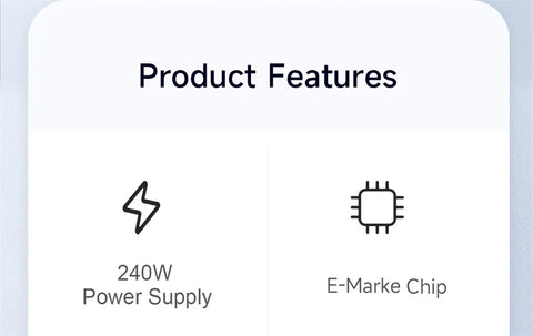 Hagibis 240W USB Type C Cable PD 3.1 Fast Charging Type C to Type C line for MacBook Pro Air PS4/5 iPhone 16 Switch iPad Samsung
