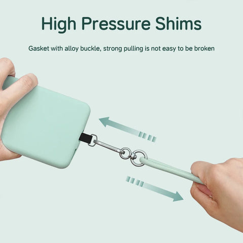 Hagibis Universal Phone Lanyard USB C Cable 2 in 1 Phone Strap C to C/C to L Charging Cord for iPhone 16 15 Pro Max Most Phones