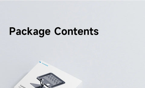 Hagibis 360° Rotating Tablet Stand Adjustable Tablet Holder Dual Rod Support Aluminum Foldable Cradle for iPad Pro Switch ROG