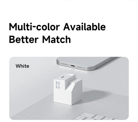 Hagibis 35W GaN USB C Charger Creative Fast Charger 20W QC 3.0 PD 3.0 For iPhone 16 15 14  Pro Max iPad Pro Macbook Air Samsung