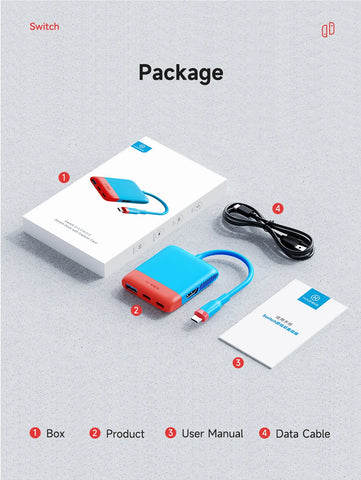 Hagibis Switch Video Capture Card Portable TV Dock For Nintendo Switch/OLED Live Streaming Gaming Laptop Docking Station MS2130