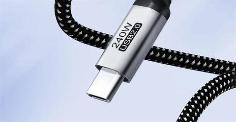 Hagibis 240W USB Type C Cable PD 3.1 Fast Charging Type C to Type C line for MacBook Pro Air PS4/5 iPhone 16 Switch iPad Samsung