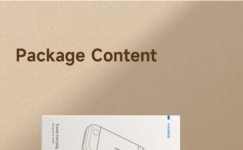 Hagibis Portable Switch Carrying Case for Nintendo Switch /OLED with 10 Games Cartridges Hard Shell Travel Bag for Accessories