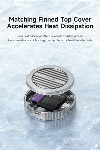 Hagibis Heatsink Heat Dissipation Fins Cover Desktop Stand Magsafe Double Sided Magnetic Only Accessories for MC100/MC100 Pro