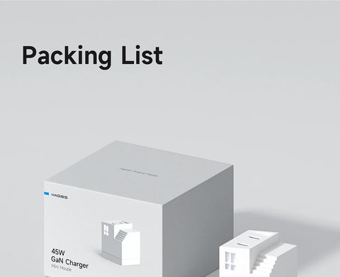 Hagibis 45W GaN USB C Charger PD PPS Fast Charger Mini House Travel Dual Ports Charger for iPhone 16 Pro Max/15/14 iPad MacBook