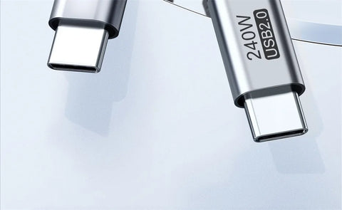 Hagibis 240W USB Type C Cable PD 3.1 Fast Charging Type C to Type C line for MacBook Pro Air PS4/5 iPhone 16 Switch iPad Samsung