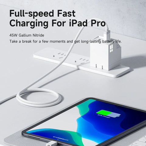 Hagibis 45W GaN USB C Charger PD PPS Fast Charger Mini House Travel Dual Ports Charger for iPhone 16 Pro Max/15/14 iPad MacBook