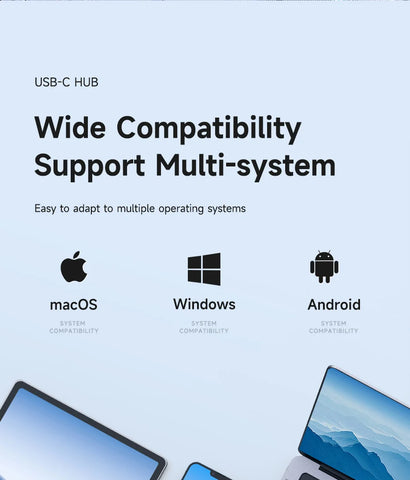 Hagibis DisplayLink USB C Docking Station Triple Display 3 Monitors with DP MST Hub 100W PD RJ45 LED for MacBook M1 M2 Windows