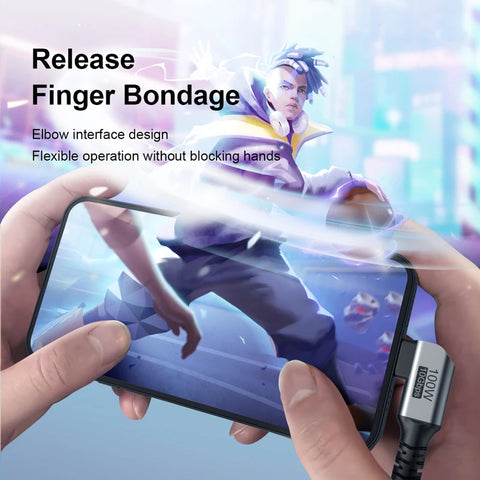 Hagibis USB C to USB C Cable USB 3.2 Gen 2 Type C Cable 10Gbps 4K 60Hz Video 100W Fast Charging for iPhone 16 Macbook Pro iPad