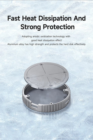 Hagibis Magnetic M.2 2230 NVMe SSD Enclosure Magsafe SSD Case USB C 3.2 Gen2 to NVMe PCI-E for iPhone 16 Pro Max ProRes MacBook