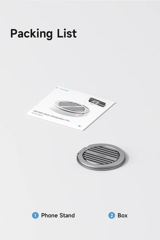 Hagibis Heatsink Heat Dissipation Fins Cover Desktop Stand Magsafe Double Sided Magnetic Only Accessories for MC100/MC100 Pro