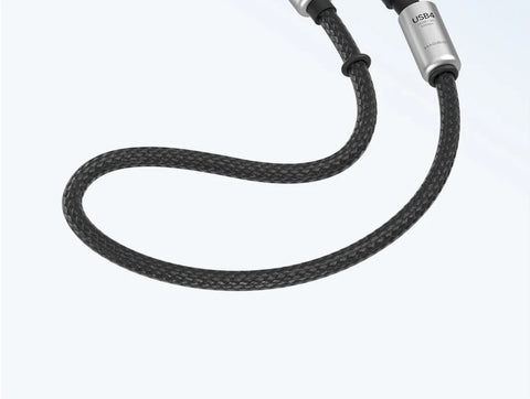 Hagibis USB4 Phone Lanyard Cable Portable USB C to Type-C Wrist Lanyard Cable 240W 80Gbps for Thunderbolt 4/5 iPhone 16 Pro SSD