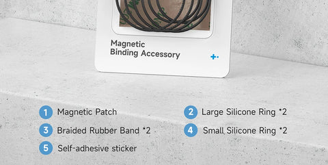 Hagibis Magnetic Patch Adapter Ring Magnet Sticker for Magsafe Patch Accessories Bundle Kits Power Bank SSD Enclosure DAC Amp