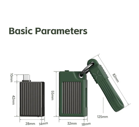 Hagibis 2230 M.2 NVMe SSD Enclosure with Cooling Fan USB 3.2 Gen 2 to NVMe PCI-E M.2 SSD Case for Laptop iPhone 16 Pro 15 iPad