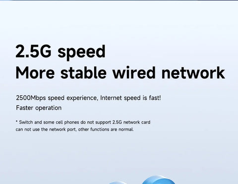 Hagibis ROG Ally/Steam Deck/Switch/OLED Dock 6 in 1 Universal Docking Station With 4K HDMI 2.5G RJ45 100W PD RGB Light USB C Hub