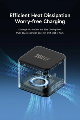 Hagibis 380W USB C Charger 8-Ports GaN Type C Charging Station PD 3.1 Dual 140W Fast Charger for MacBook iPhone Dell XPS Samsung