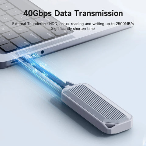 Hagibis USB4 Data Cable 40Gbps USB C to Type C Short Cable PD 240W 8K 60Hz for Thunderbolt 3/4 iPhone 16 Pro Max SSD Power Bank