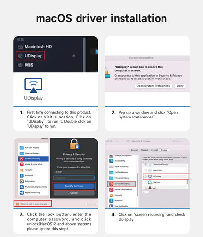 Hagibis USB-A/C to HDMI-Compatible Adapter MST Dual Monitor Converter Triple Display Compatible with M1/M2/M3 Windows Mac Laptop