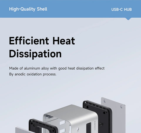 Hagibis USB C Docking Station Type-c to M.2 SSD Enclosure USB 3.1 3.0 SD/TF 3.5mm AUX Adapter USB-C Hub for Laptop iPad Macbook