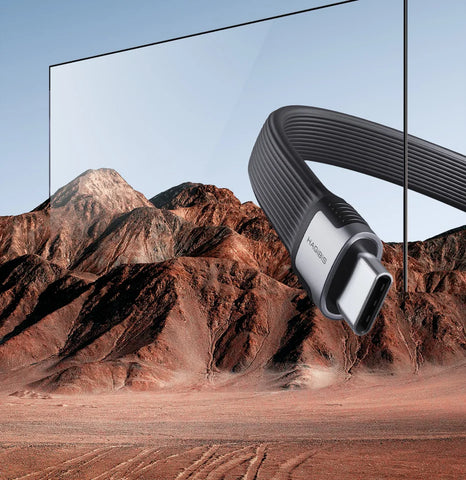 Hagibis USB4 Data Cable 40Gbps USB C to Type C Short Cable PD 240W 8K 60Hz for Thunderbolt 3/4 iPhone 16 Pro Max SSD Power Bank