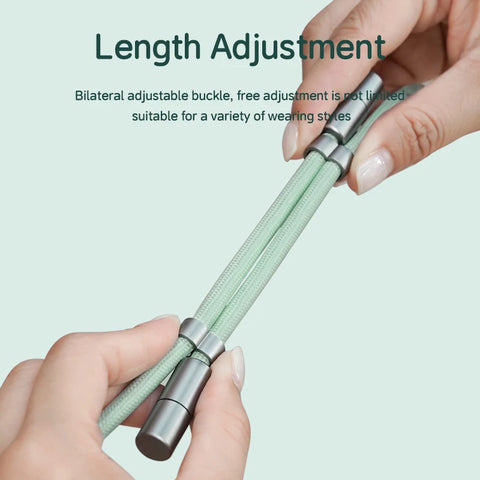 Hagibis Universal Phone Lanyard USB C Cable 2 in 1 Phone Strap C to C/C to L Charging Cord for iPhone 16 15 Pro Max Most Phones