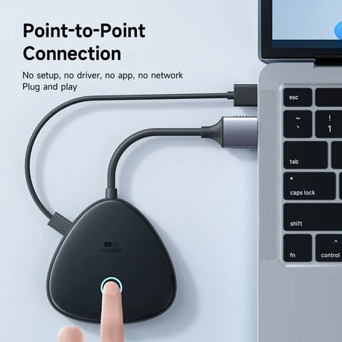 Hagibis 4K HDMI Wireless Transmitter and Receiver Kit HDMI Extender to Monitor Projector HDTV for PC Camera Xbox Live