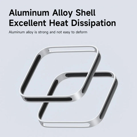 Hagibis Desktop Stand for Mac mini M4/M4 Pro 2024 Dustproof Base Heat Dissipation Bracket Aluminum Alloy Cooling Holder Dock