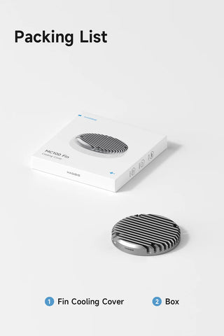 Hagibis Heatsink Heat Dissipation Fins Cover With Magsafe Only Accessories for MC100 Magnetic M.2 2230 NVMe SSD Enclosure