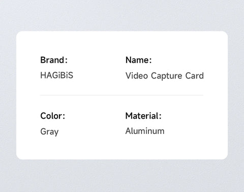 Hagibis 4K HDMI-Compatible Video Capture Card Loop Out for Game Recording Live Streaming  1080P Grabber MS2131 for PS4/5 Switch