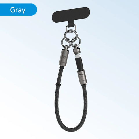 Hagibis USB4 Phone Lanyard Cable Portable USB C to Type-C Wrist Lanyard Cable 240W 80Gbps for Thunderbolt 4/5 iPhone 16 Pro SSD