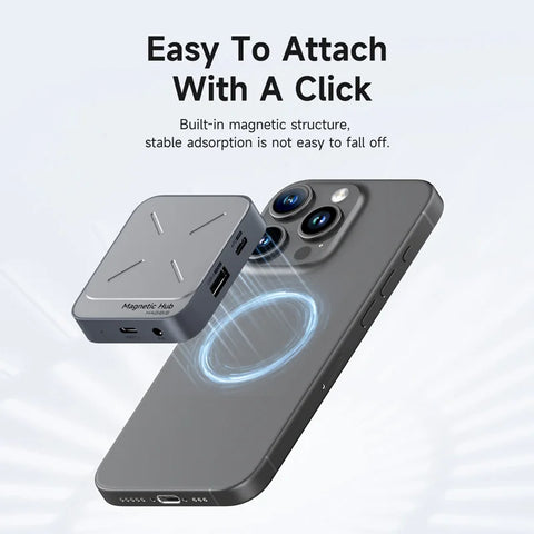 Hagibis Magnetic Card Reader SD4.0 312MB/s USB-C to SD MicroSD TF Memory Card Magnet HUB UHS-II for Laptop Phone Macbook Camera