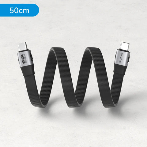 Hagibis Short USB C to USB C Full Function Cable USB4 V2 Date Cable 80Gbps 8K PD 240W Cord for Thunderbolt 4/5 iPhone Laptop SSD