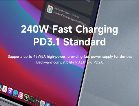 Hagibis USB4 Data Cable 40Gbps USB C to Type C Short Cable PD 240W 8K 60Hz for Thunderbolt 3/4 iPhone 16 Pro Max SSD Power Bank