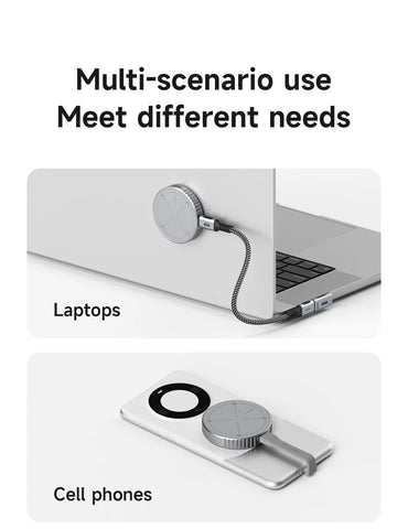 Hagibis Magnetic M.2 2230 NVMe SSD Enclosure Magsafe SSD Case USB C 3.2 Gen2 to NVMe PCI-E for iPhone 16 Pro Max ProRes MacBook