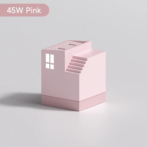 Hagibis 45W GaN USB C Charger PD PPS Fast Charger Mini House Travel Dual Ports Charger for iPhone 16 Pro Max/15/14 iPad MacBook